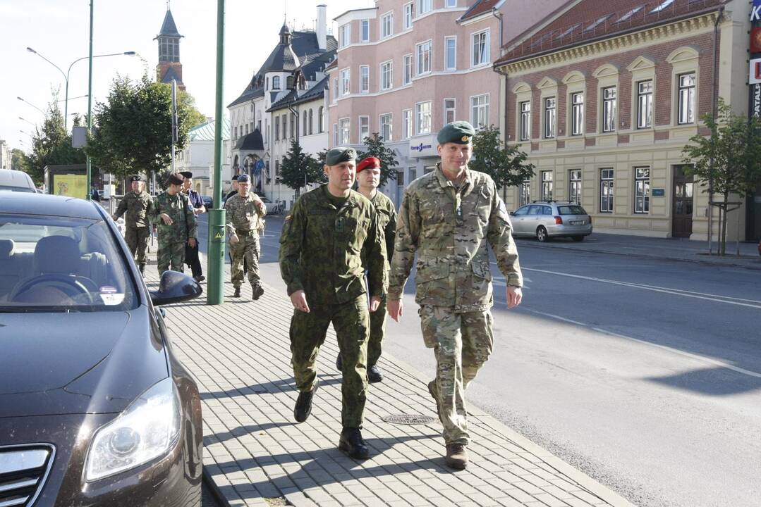 NATO karininkų vizitas Klaipėdoje