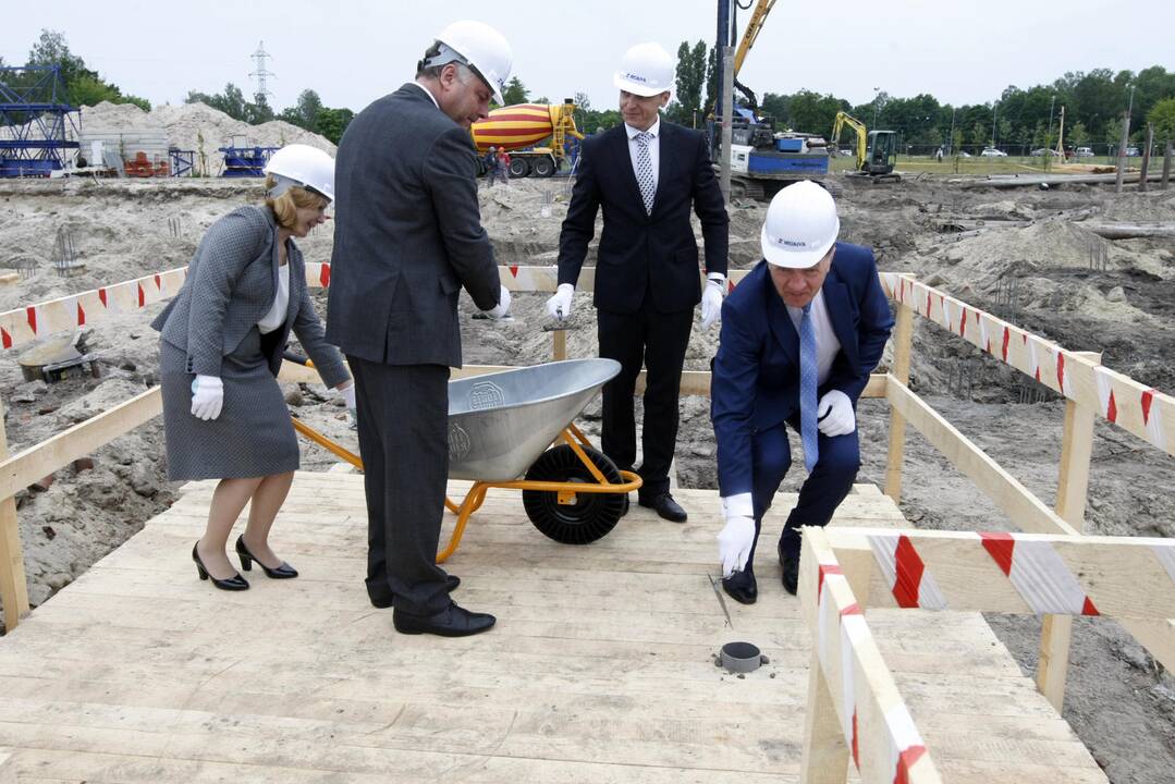 Mokslinių laboratorijų pastato statybų pradžios ceremonija