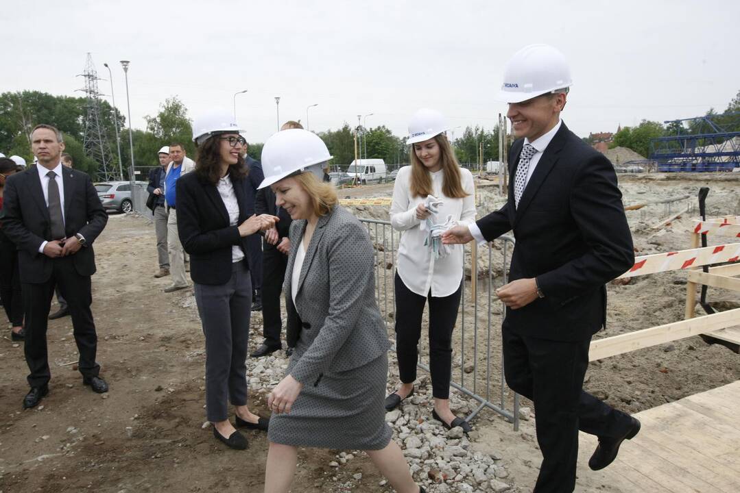 Mokslinių laboratorijų pastato statybų pradžios ceremonija