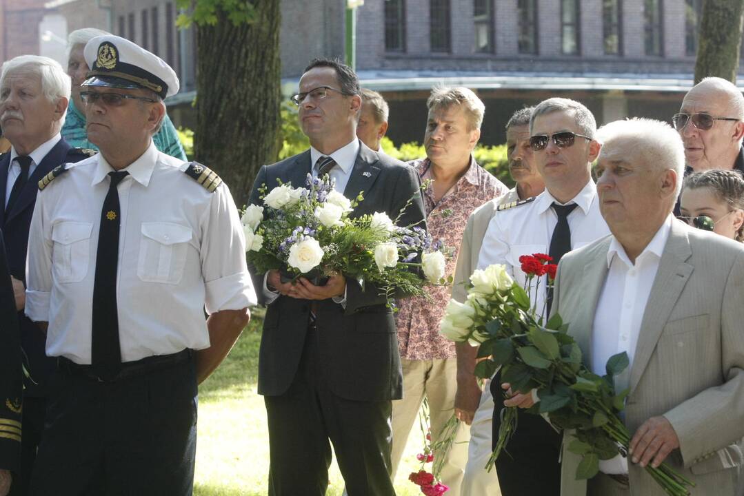 Žuvusios laivo "Linkuva" įgulos pagerbimas