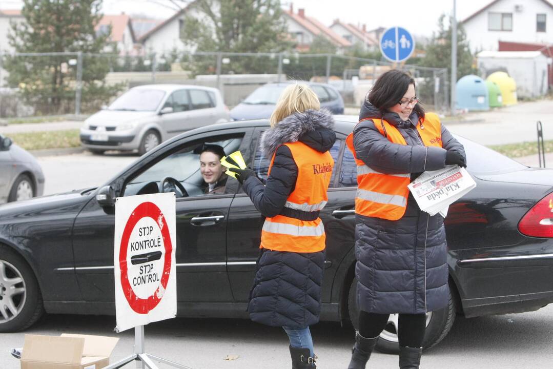 Dienraščio "Klaipėda" jubiliejinė akcija kelyje