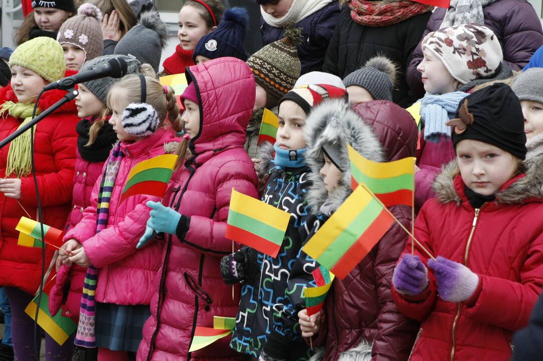 Mažieji patriotai jau atšventė Nepriklausomybės dieną