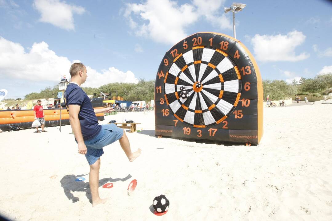 Smiltynę užplūdo sportininkai 
