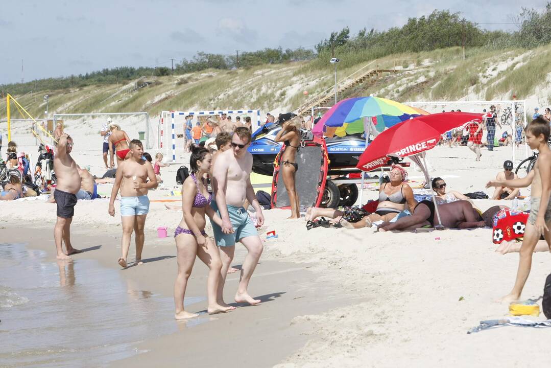 Smiltynę užplūdo sportininkai 