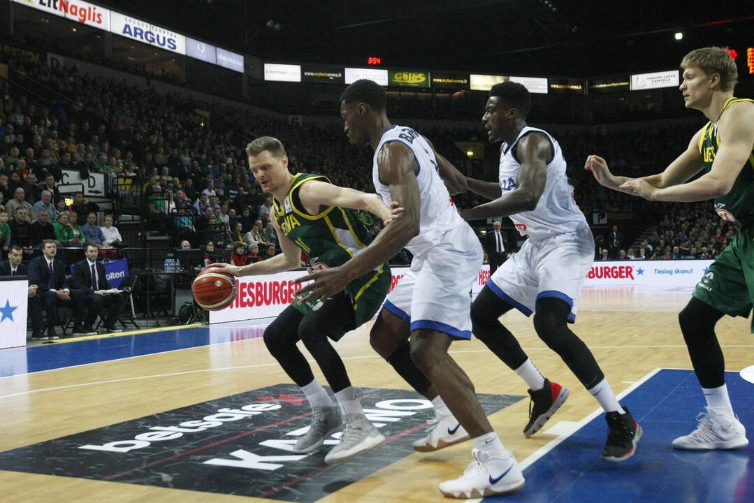 Lietuva – Italija. FIBA Pasaulio taurės atranka