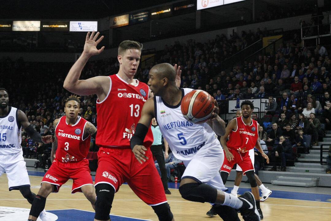 FIBA Čempionų lygos rungtynės: Klaipėdos „Neptūnas“ - Ostendės „Filou Oostende“