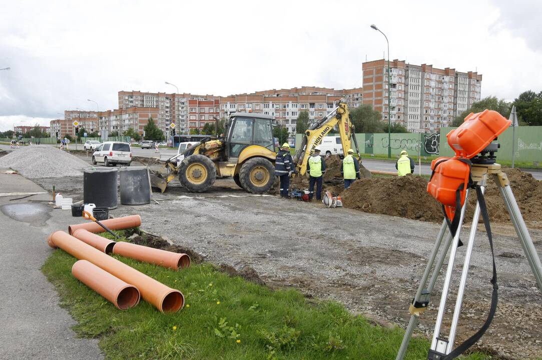 Jūrininkų prospekte prasidėjo remontas