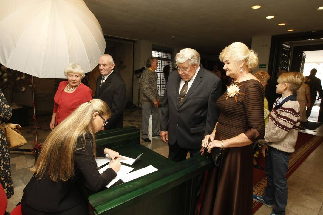 Auksinių vestuvių šventė Klaipėdoje