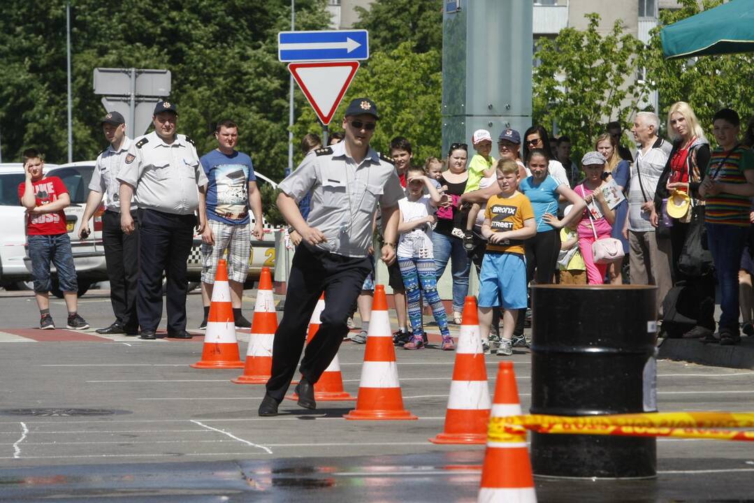 Jaunųjų ugniagesių šventė Klaipėdoje