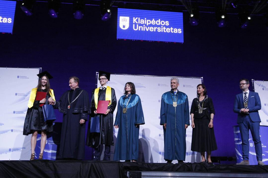 Diplomų įteikimas Klaipėdoje