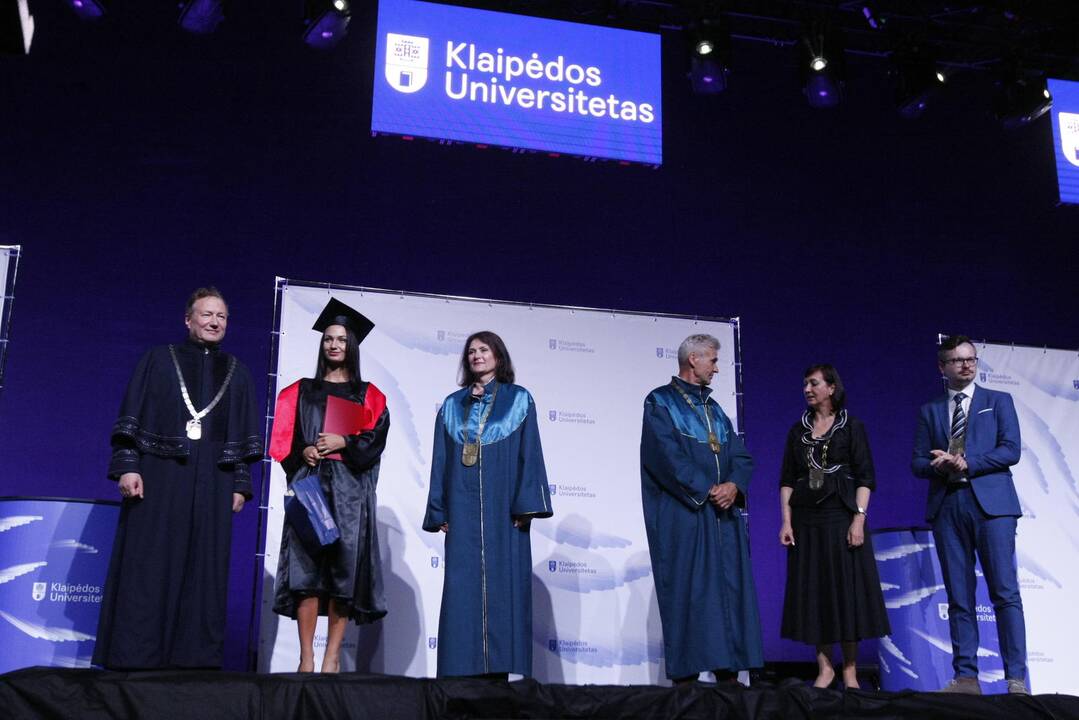 Diplomų įteikimas Klaipėdoje