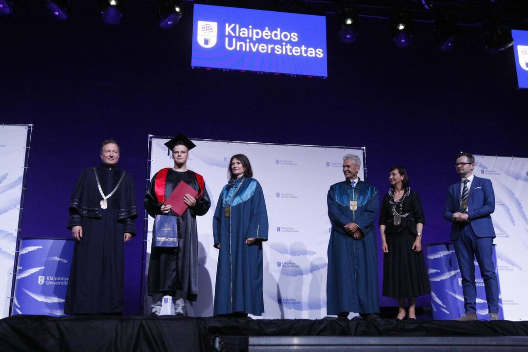 Diplomų įteikimas Klaipėdoje