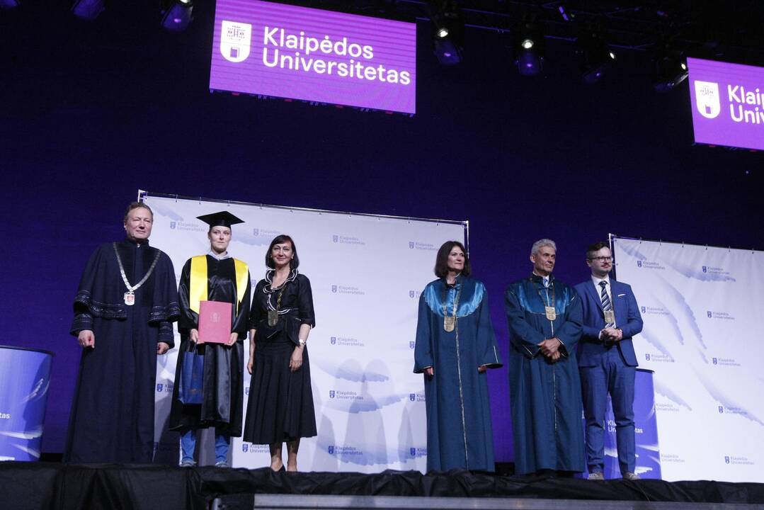 Diplomų įteikimas Klaipėdoje