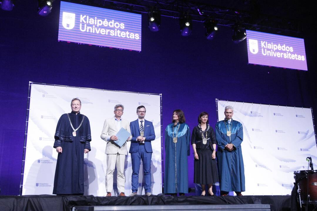 Diplomų įteikimas Klaipėdoje