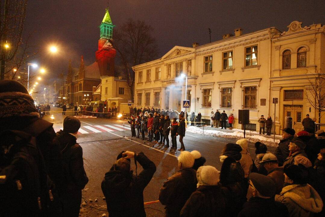 25-osios Lietuvos laisvės gynimo metinės Klaipėdoje