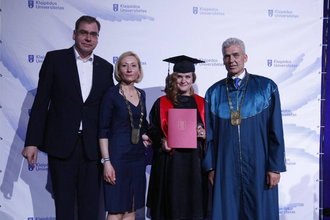 Diplomų įteikimas Klaipėdoje