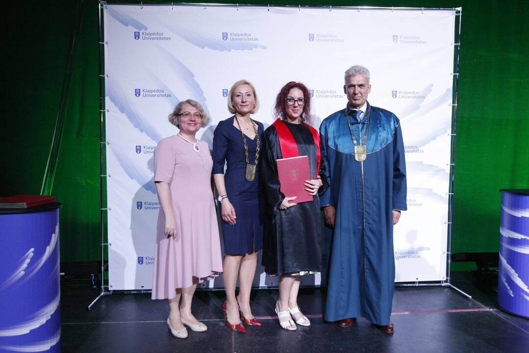 Diplomų įteikimas Klaipėdoje