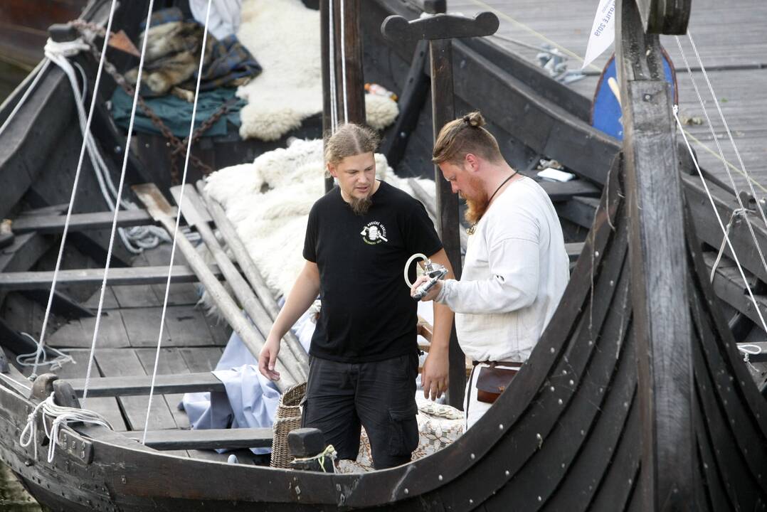 Smalsuoliai gėrėjosi „Dangės flotilės“ laivais