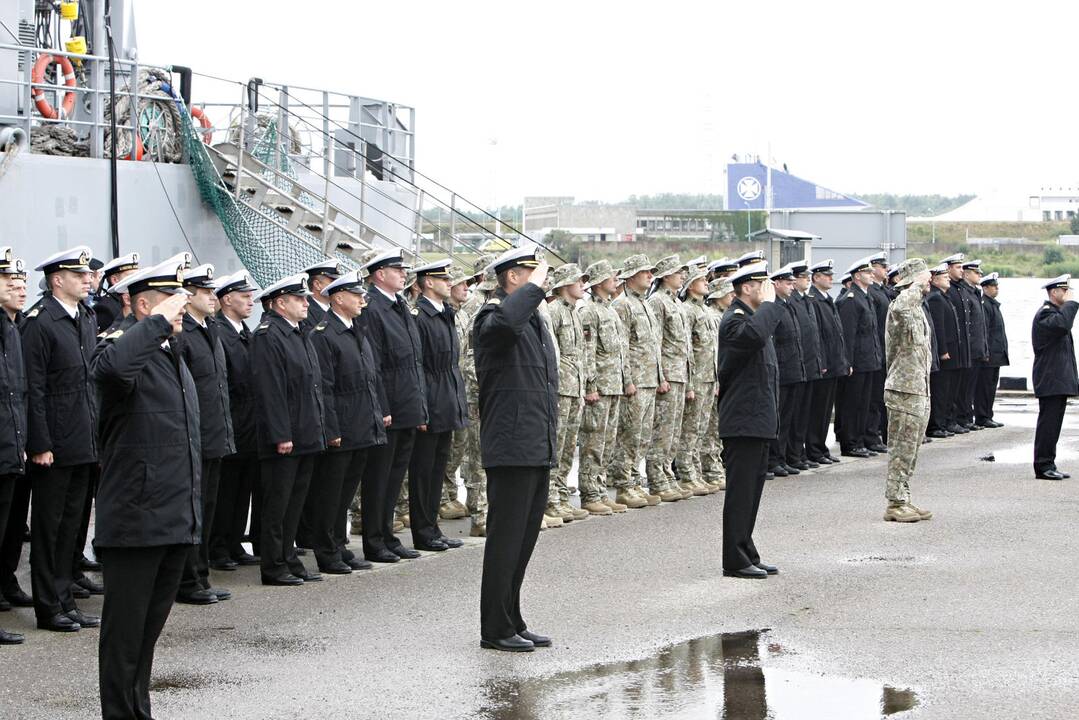 Lietuvos karių išlydėjimo ceremonija į Somalį