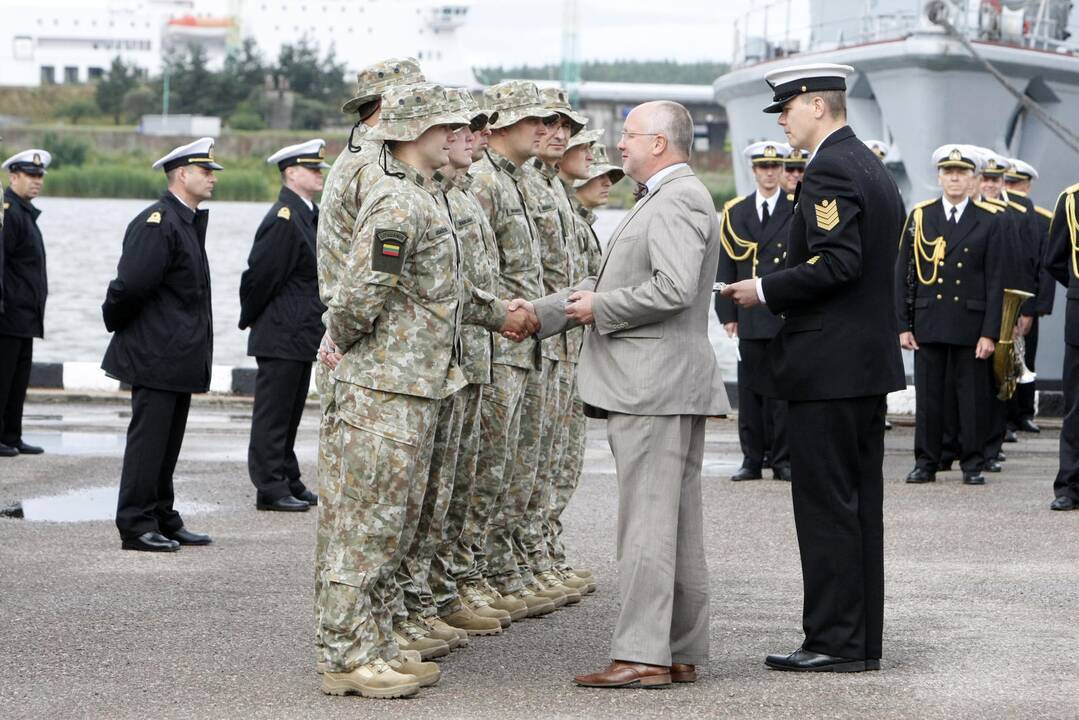 Lietuvos karių išlydėjimo ceremonija į Somalį