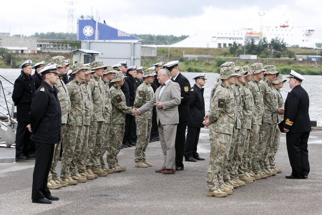 Lietuvos karių išlydėjimo ceremonija į Somalį