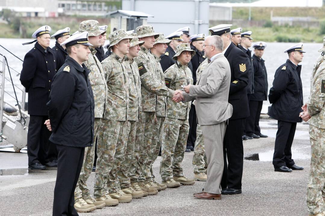 Lietuvos karių išlydėjimo ceremonija į Somalį