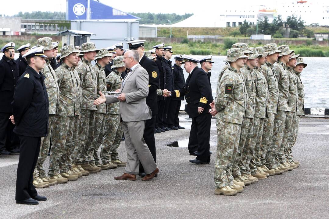 Lietuvos karių išlydėjimo ceremonija į Somalį
