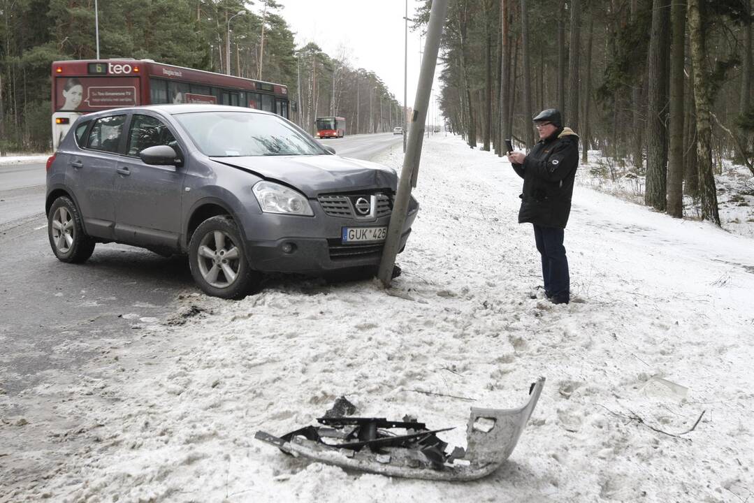 Avarija P.Lideikio gatvėje