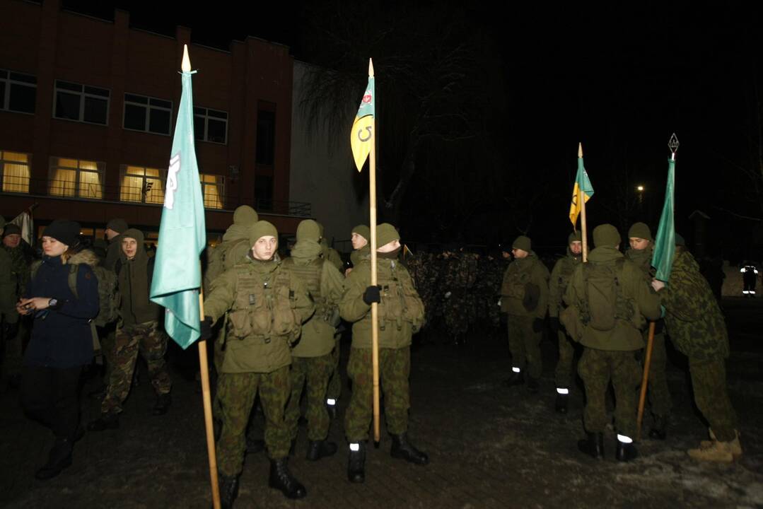 Naktinis žygis „Klaipėdos sukilėlių keliais“