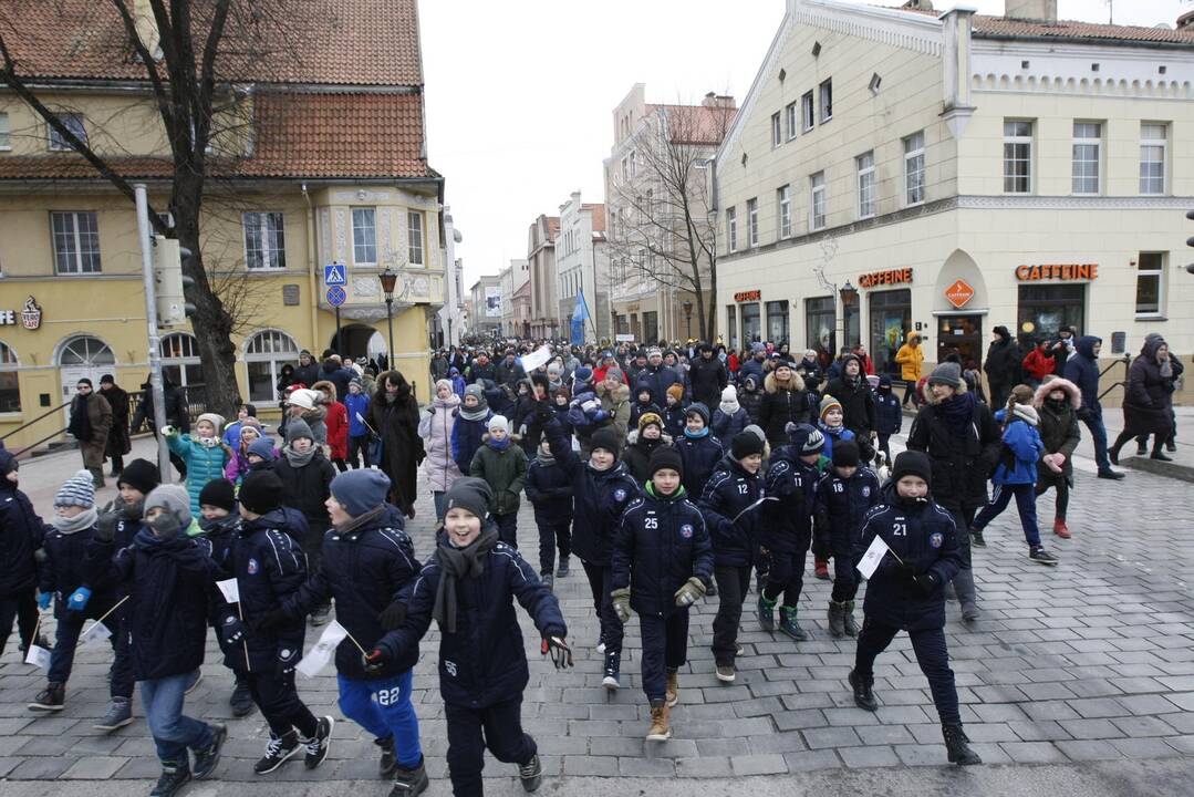Klaipėdoje suplevėsavo Europos sporto vėliava
