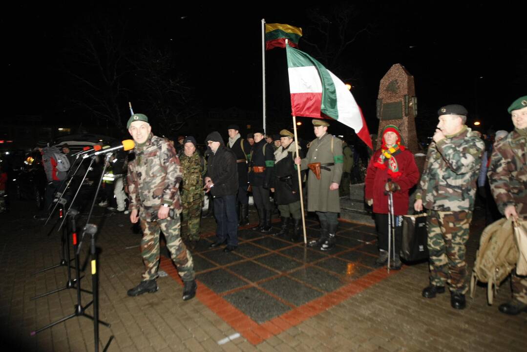 Naktinis žygis „Klaipėdos sukilėlių keliais“