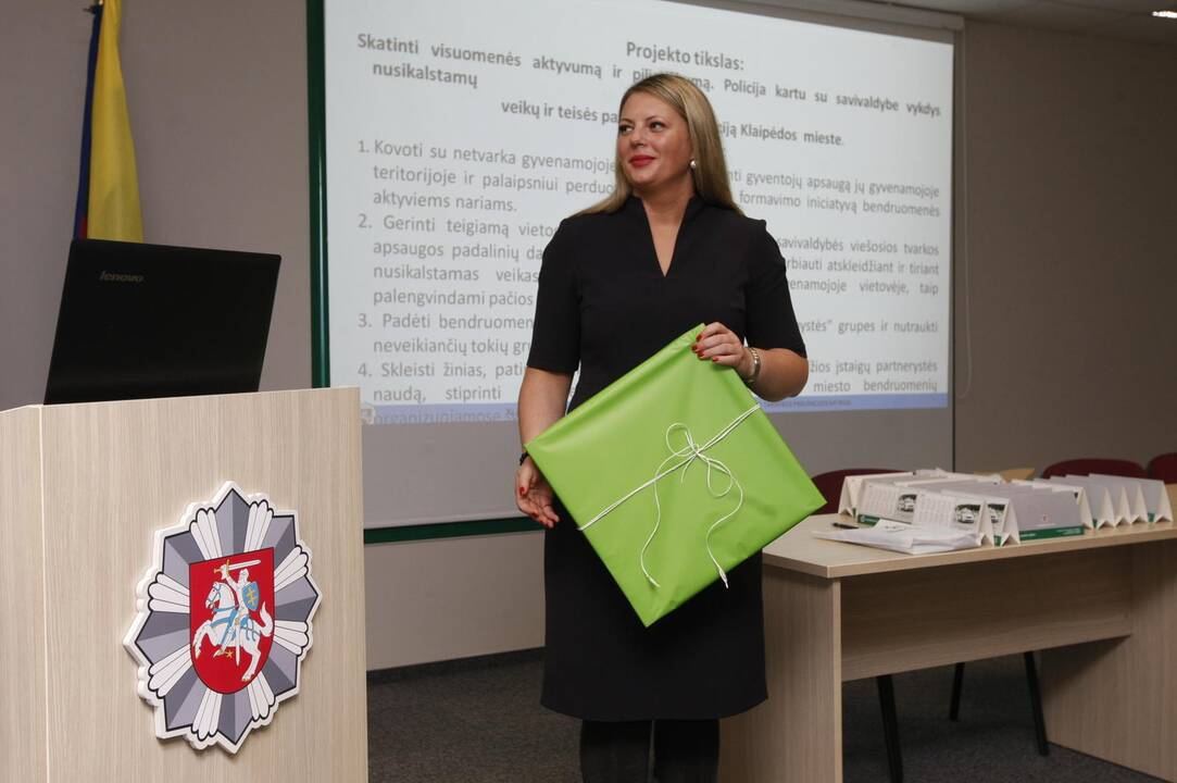 Policijos rėmėjams – padėkos