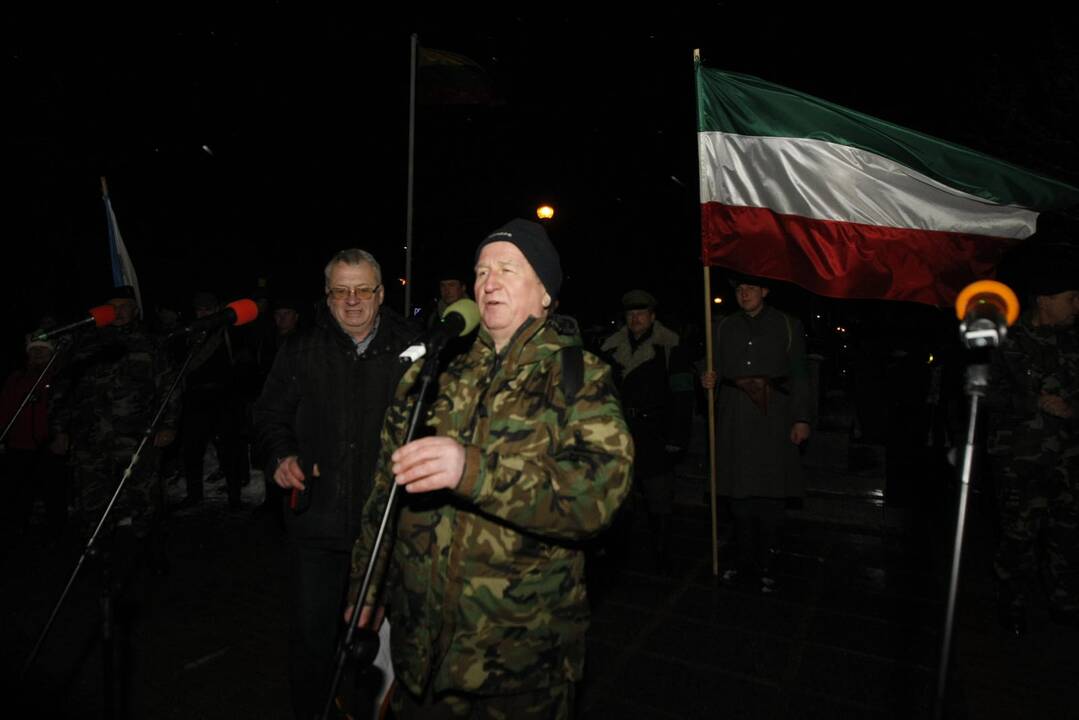 Naktinis žygis „Klaipėdos sukilėlių keliais“