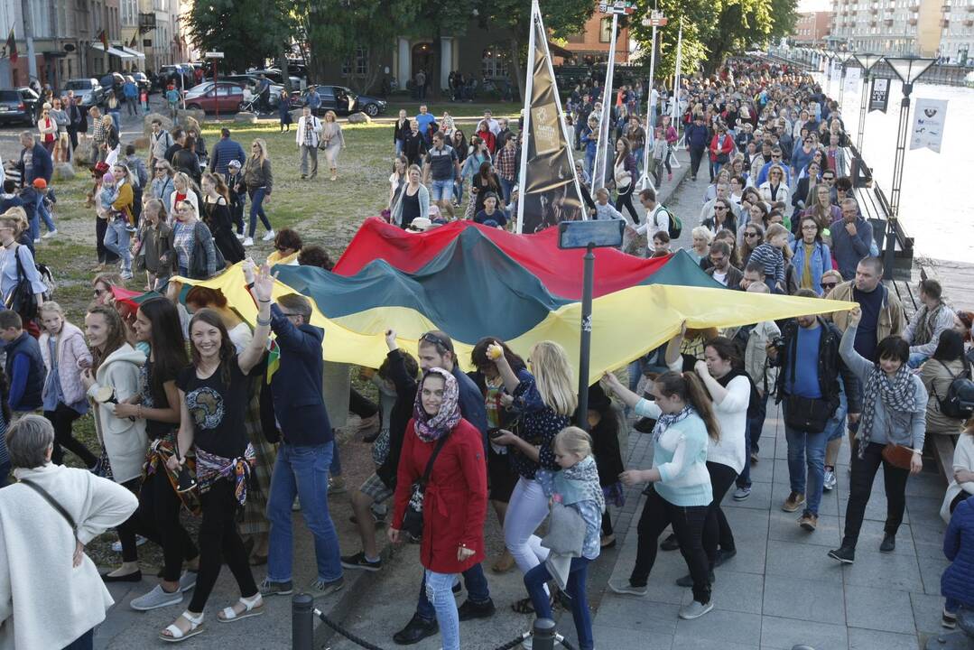 Klaipėdą drebino „Tautiška giesmė“