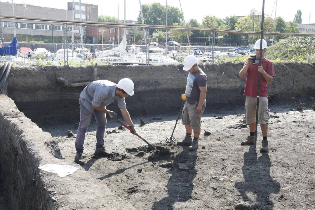 Archeologiniai radiniai piliavietėje