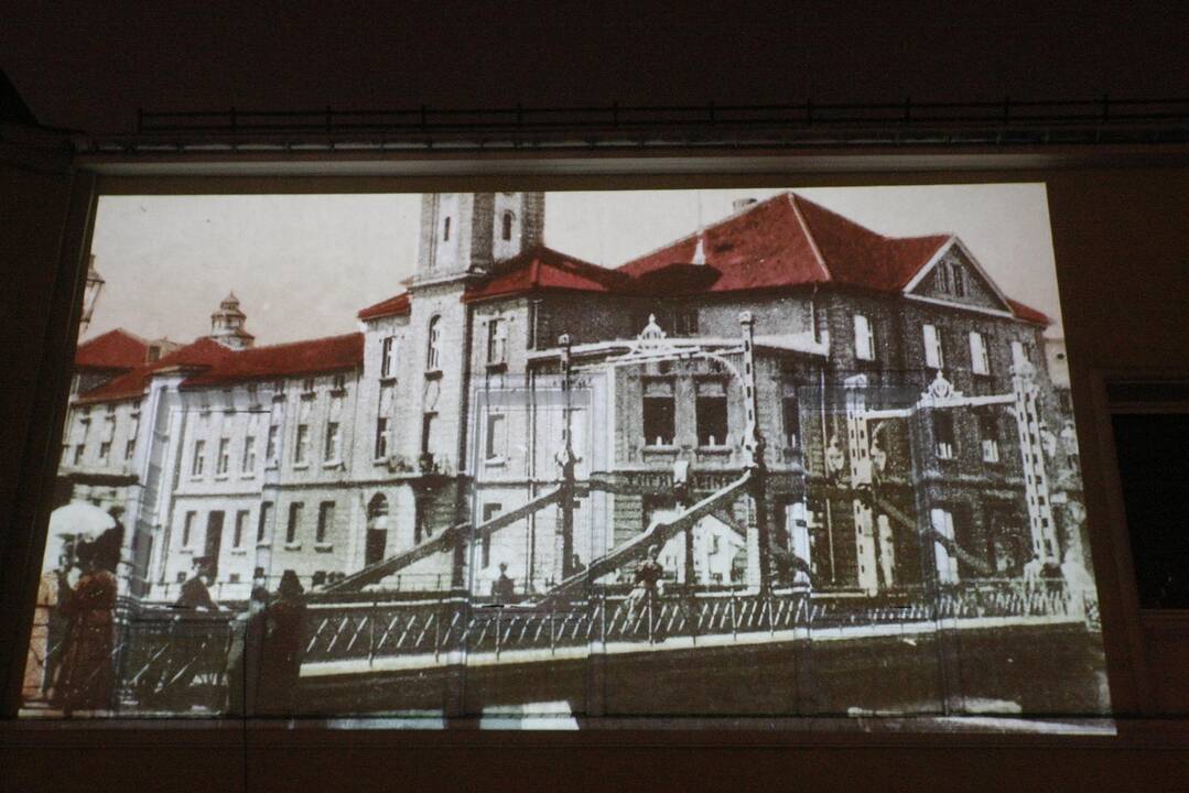 Vaizdo ir garso instaliacija "Klaipėdos širdies dūžiai"