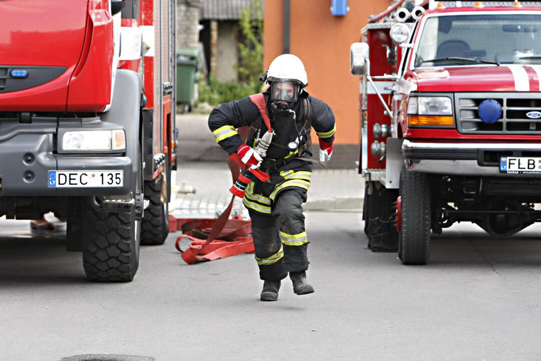 Ugniagesiai į savo šventę pakvietė kretingiškius