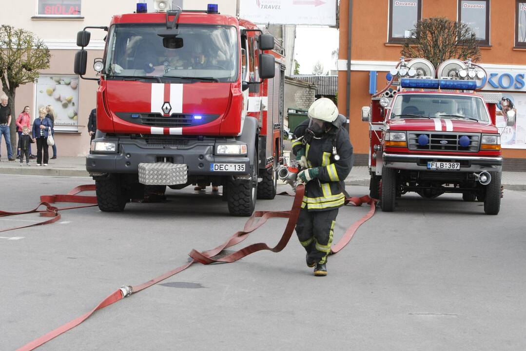 Ugniagesiai į savo šventę pakvietė kretingiškius