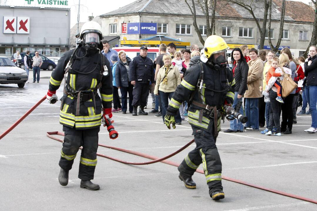 Ugniagesiai į savo šventę pakvietė kretingiškius