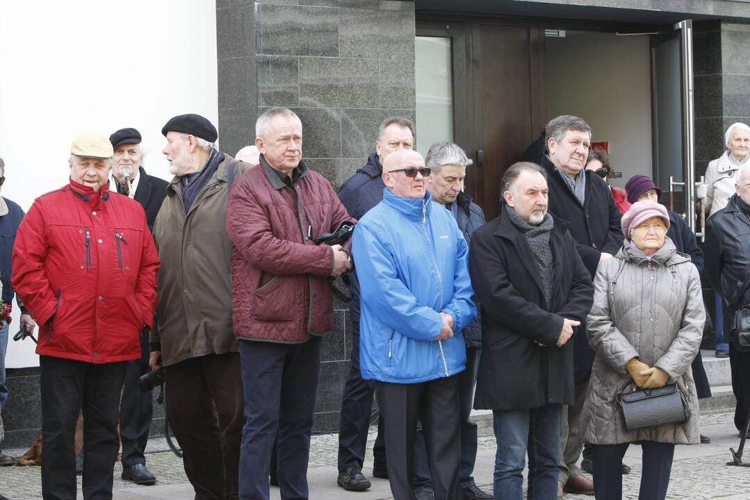 Legendiniam aktoriui V. Kancleriui – memorialinė lenta