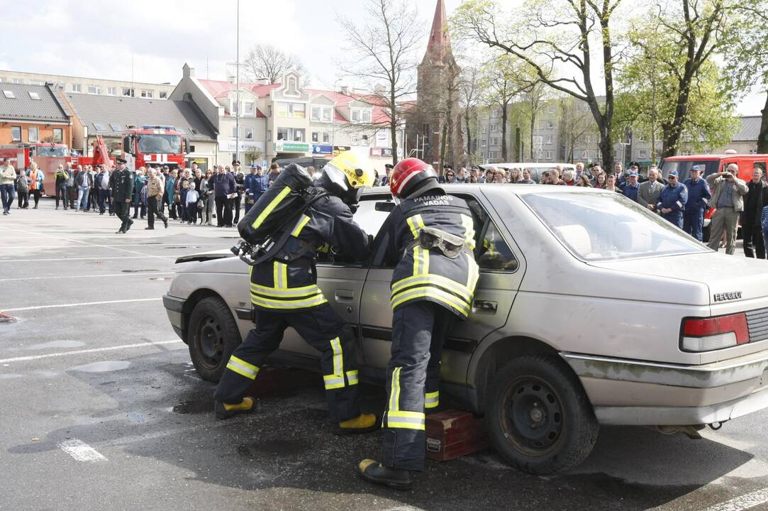 Ugniagesiai į savo šventę pakvietė kretingiškius