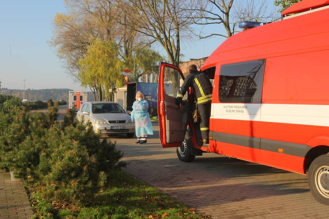 Gautas pranešimas apie Dangėje pastebėtą skenduolį