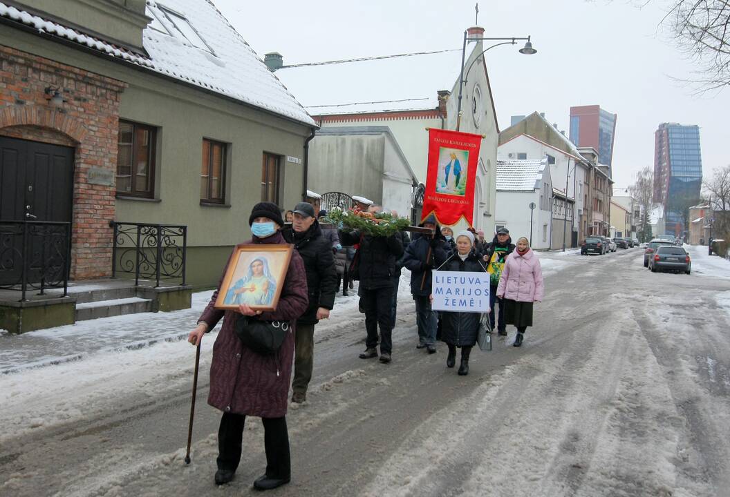 Piligrimų žygis per Klaipėdą