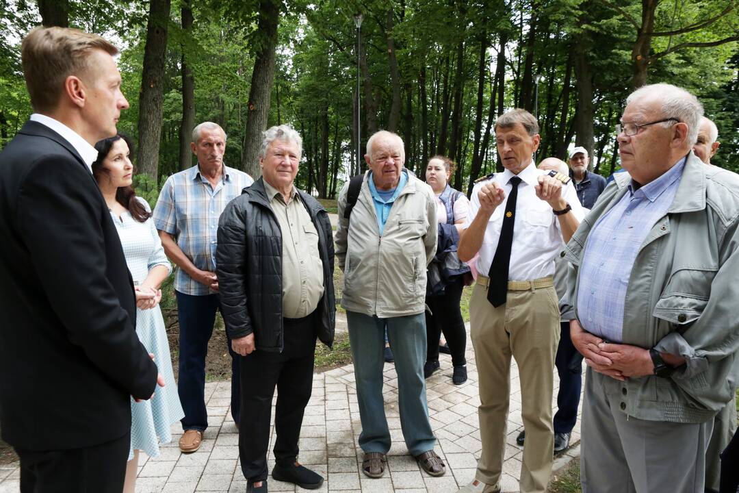 Žuvusios laivo „Linkuva“ įgulos pagerbimas