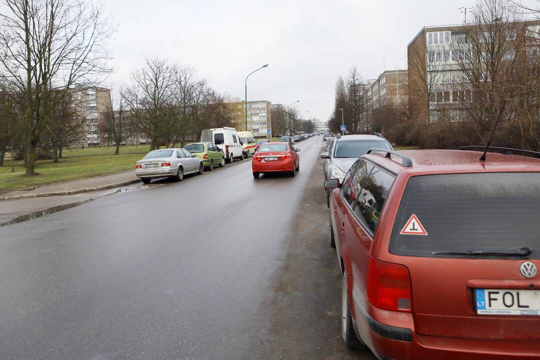 Automobilių statymas gatvėse