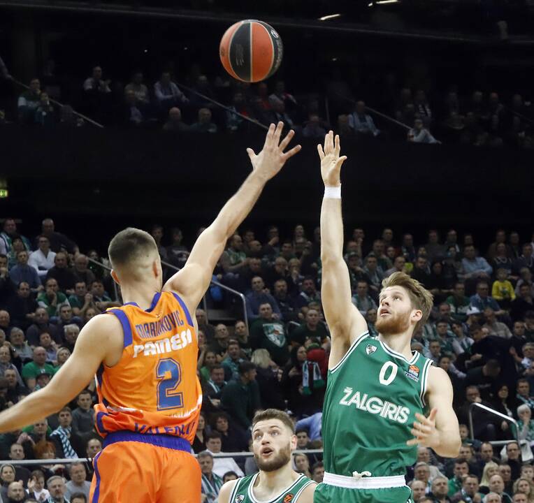 Eurolyga: Žalgiris - Valencia 82:86