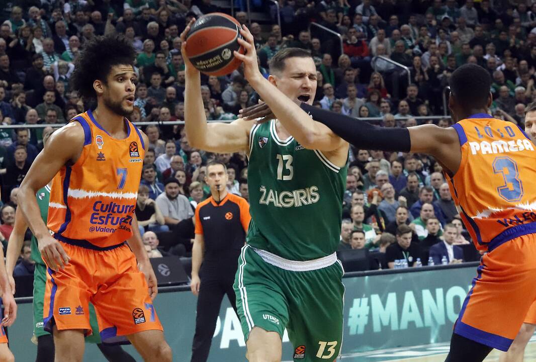 Eurolyga: Žalgiris - Valencia 82:86