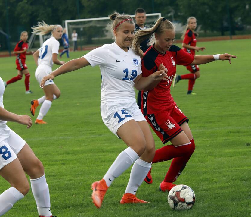 Baltijost taurė WU-17 futbolo rungtynės Lietuva - Estija 4:0