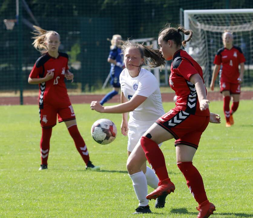 Baltijost taurė WU-17 futbolo rungtynės Lietuva - Estija 4:0