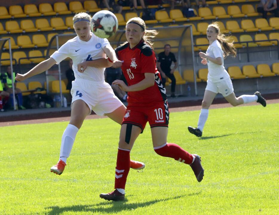 Baltijost taurė WU-17 futbolo rungtynės Lietuva - Estija 4:0